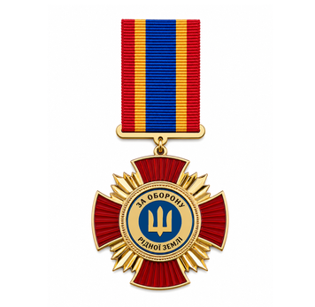 Медаль &laquo;За оборону рідної землі&raquo; 26063 фото