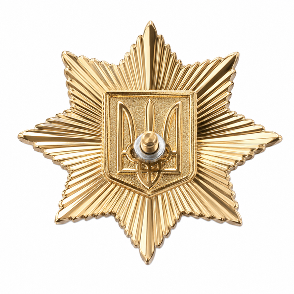Зірка на жетон поліції 25007 фото