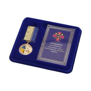 Double Medal and Certificate Case Blue 26068 photo