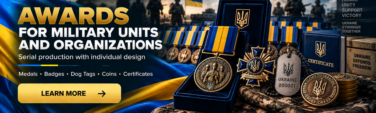 Custom medal production
