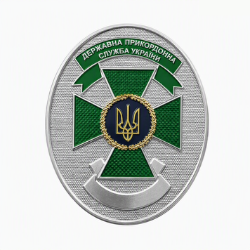 Жетон ДПСУ із поліуретану на липучці з можливістю нанесення номера 25053 фото