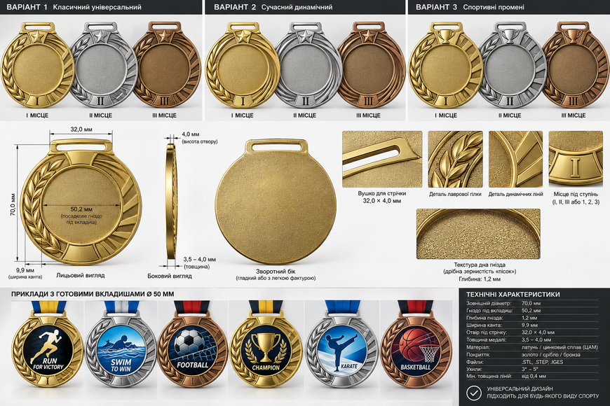 Custom Sports Medals 25064 photo