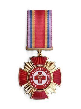 Медаль &laquo;За відданість медицині&raquo; (Посох Асклепія) 26032 фото