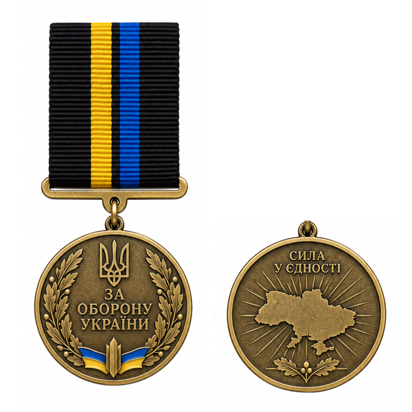 "For the Defense of Ukraine" medal &ndash; custom orders starting at 100 units. 002 photo